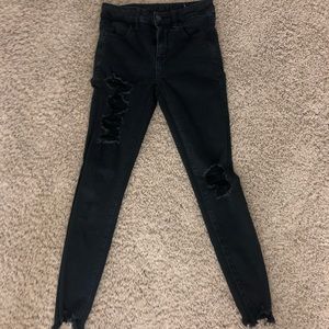 American Eagle black skinny jeans